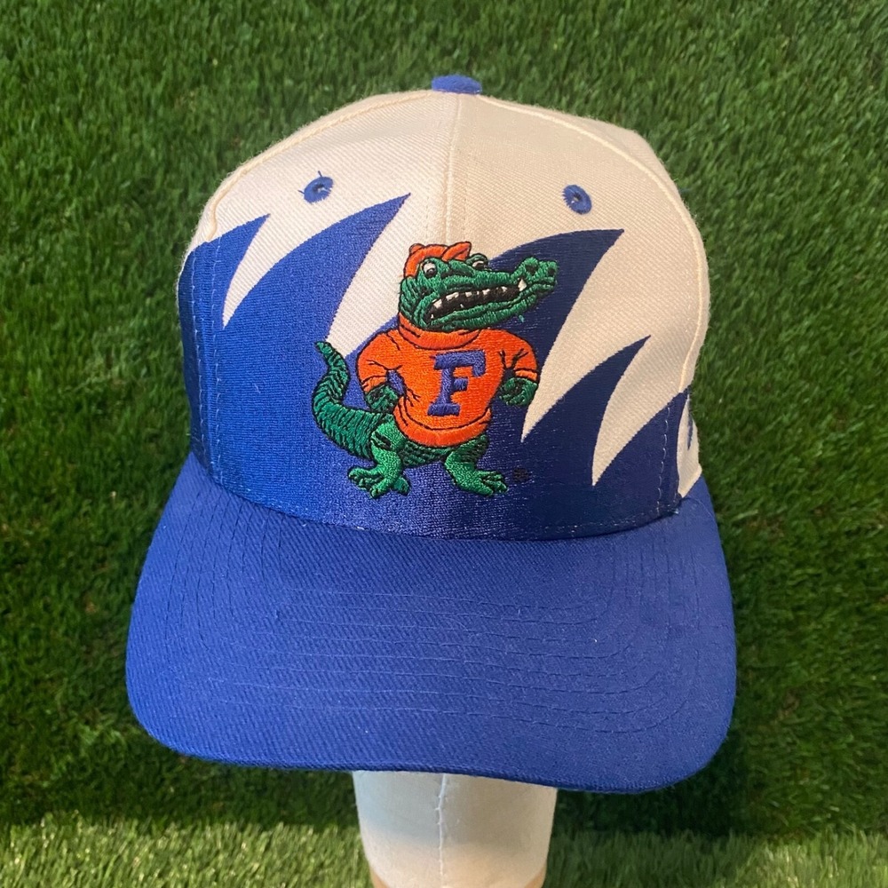 VTG‎ 90s Florida Gators Sharktooth Snapback Logo Athletic Wool Acrylic Hat NCAA